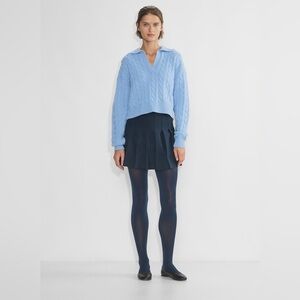 Aritzia Sunday Best Olive Mini Skirt